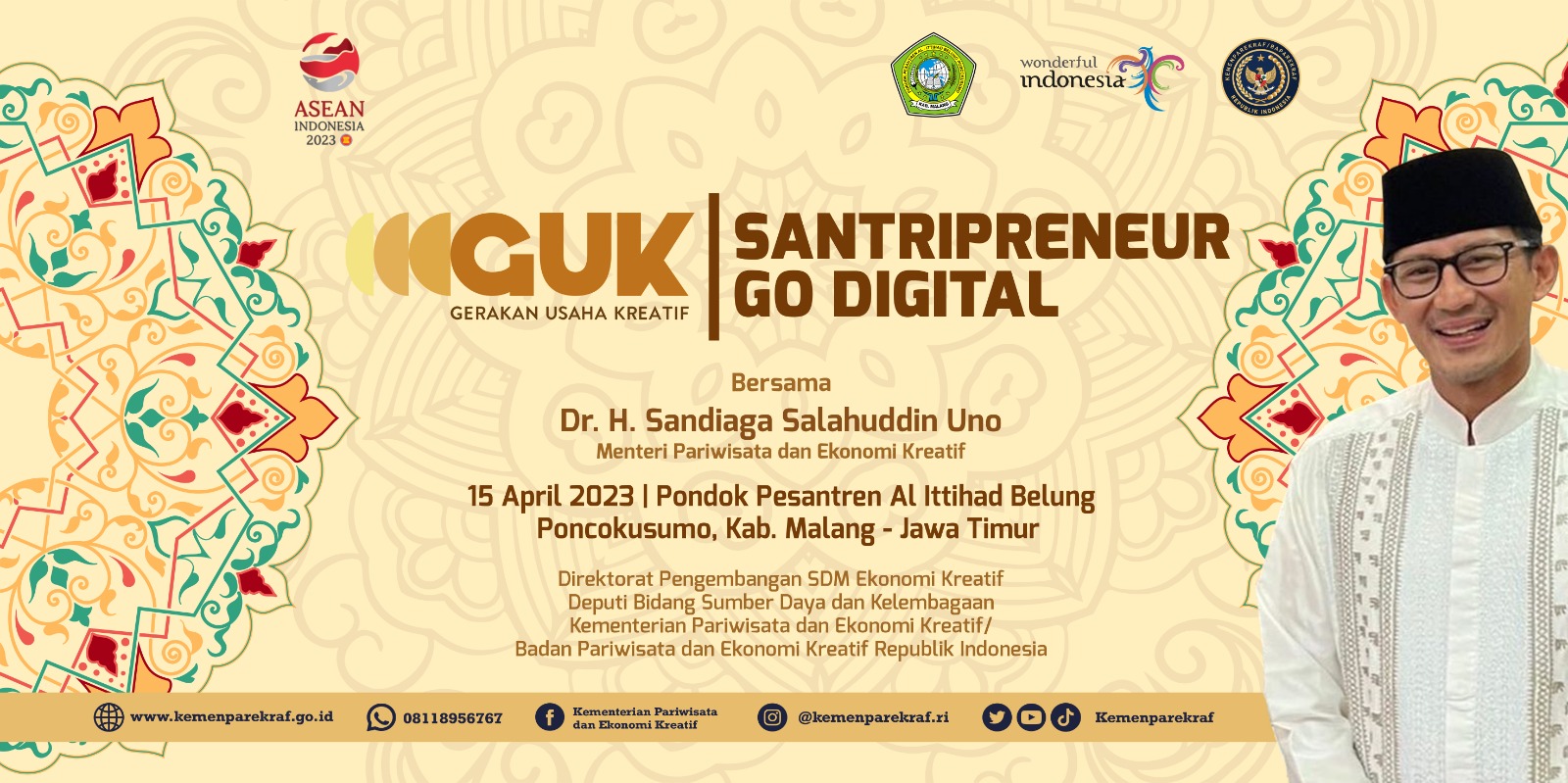 Gerakan Usaha Kreatif Santripreneur Go Digital