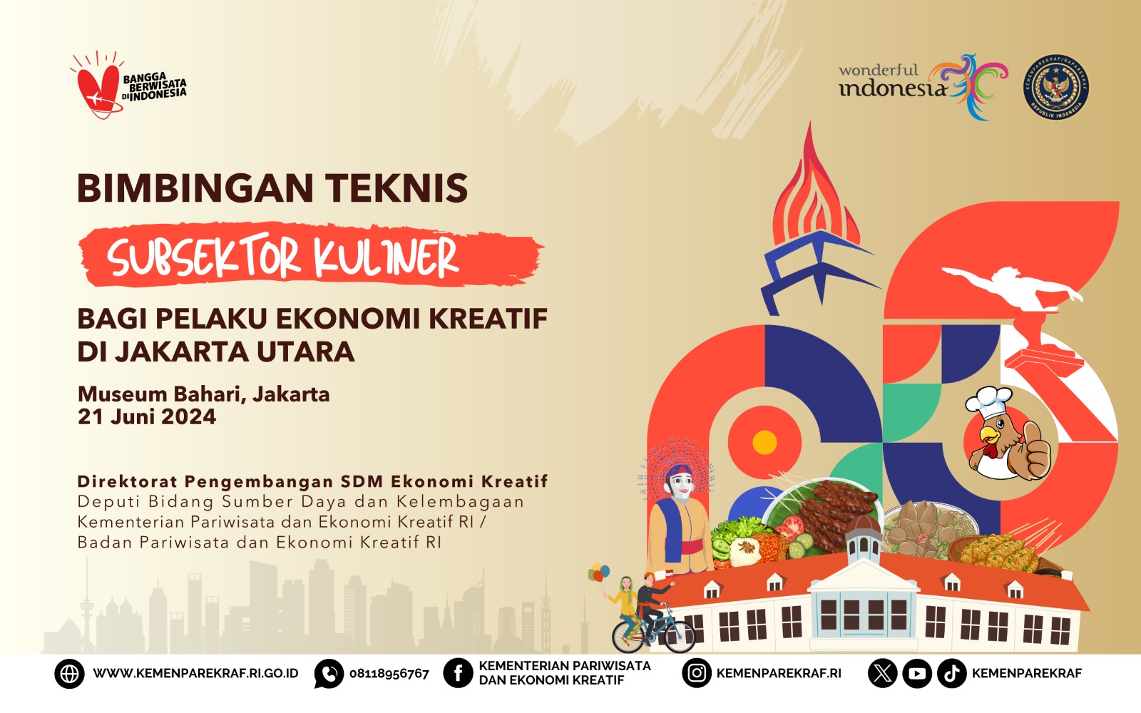 Bimbingan Teknis Subsektor Kuliner Bagi Pelaku Ekonomi Kreatif Jakarta ...